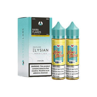 Nana Flakes Morning Flavors by Elysian 120mL Series with packaging