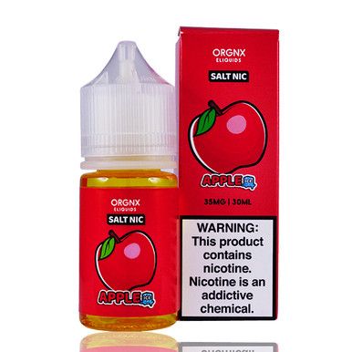 Apple Ice By ORGNX Salt E-Liquid with packaging