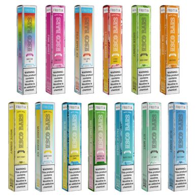 Fruitia Esco Bars Mesh Disposable 2500 Puffs 6mL Group Photo
