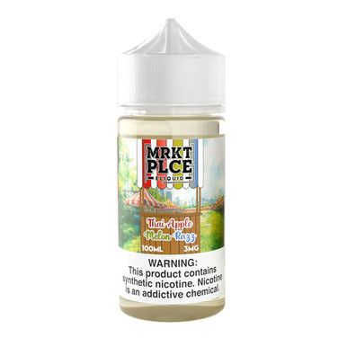 Thai Apple Melon Razz MRKT PLCE 100mL bottle