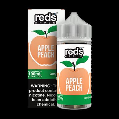Peach 7Daze Reds 100mL with packaging