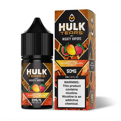 Mango Straw Melon Chew Mighty Vapors Salts 30mL with packaging
