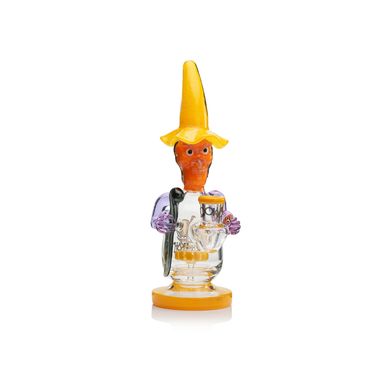 Lookah 9.4” Cool Mystic Wizard Dab Rig (WPC1220YL) yellow