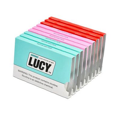 Lucy Nicotine Gum (10-Piece Blister Pack) group photo