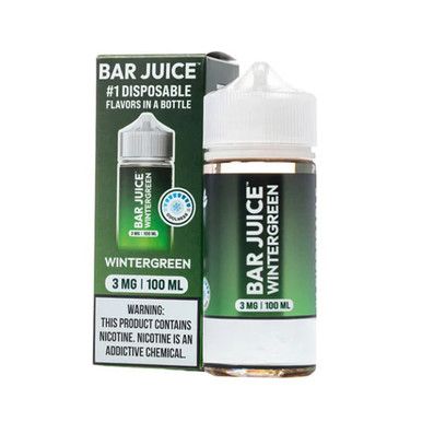 Wintergreen Bar Juice BJ30000 100mL with packaging