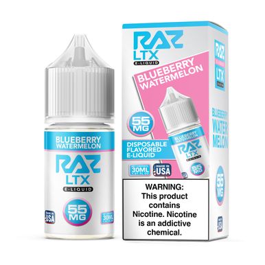 Blueberry Watermelon RAZ LTX Salts 30mL with packaging