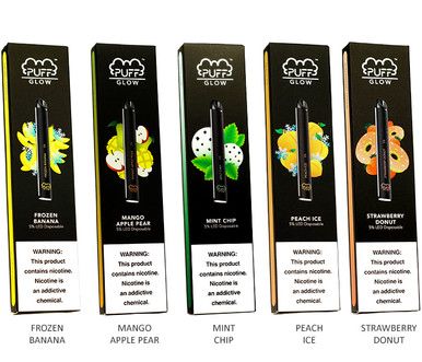 Puff Glow 250 Puffs Disposable Vape 50mg 1.3mL thumbnail