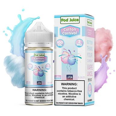 Pod Juice TFN Series 100mL - Cotton Carnival with Packaging