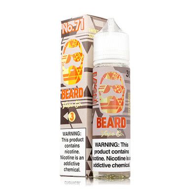 No. 71 Sweet and Sour Sugar Peach by Beard Vape Co E-Liquid (60ml) with Packaging