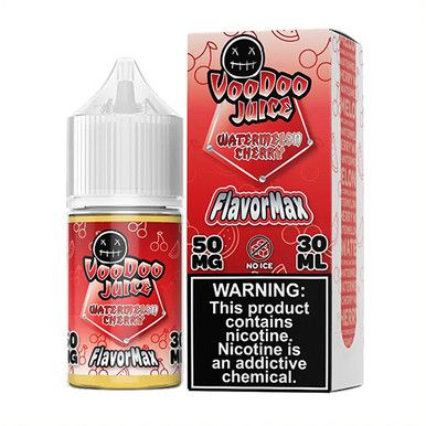 Watermelon Cherry Voodoo Juice FlavorMax Salts 30mL with packaging
