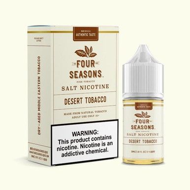 Desert Tobacco Four Seasons Salts 30mL with Packaging