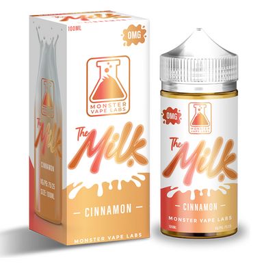 Cinnamon by The Milk Tobacco-Free Nicotine Series E-Liquid with Packaging