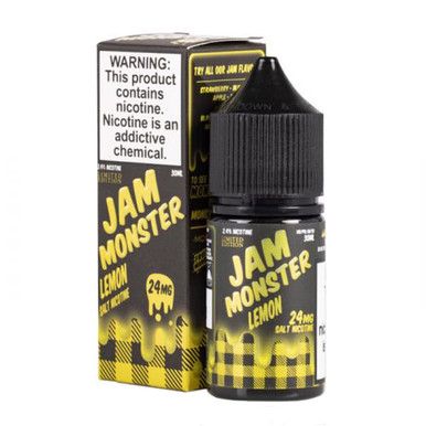 Lemon By Jam Monster Salts E-Liquid with Packaging