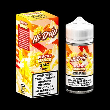Peachy Mango (Mango Peach) By Hi-Drip E-Liquid with Packaging