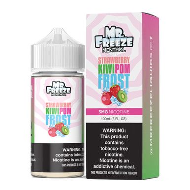 Strawberry Kiwi Pomegranate Frost Mr. Freeze Tobacco-Free Nicotine 100mL with Packaging
