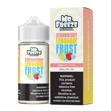 Strawberry Lemonade Frost Mr. Freeze Tobacco-Free Nicotine 100mL with Packaging
