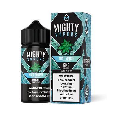 Mint Smash Freeze by Mighty Vapors E-Juice (100mL)(Freebase) with packaging