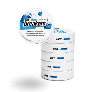 Lucy Breakers Nicotine Capsule Pouches Apple Ice 4mg