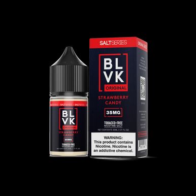 Strawberry Candy (Strawberry) by BLVK Salt E-Liquid with Packaging
