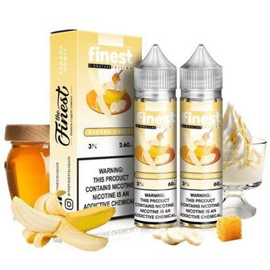 Banana Honey by Finest Signature Edition E-Liquid with Packaging