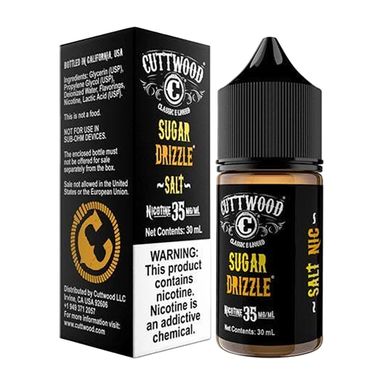 Sugar Drizzle By Cuttwood E-Liquid 30mL (Salt Nic) with packaging