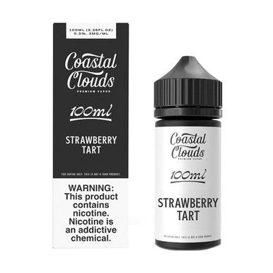 Strawberry Tart Coastal Clouds 100mL with packaging