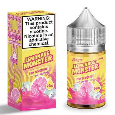 Pink Lemonade by Lemonade Monster Salts with Packaging