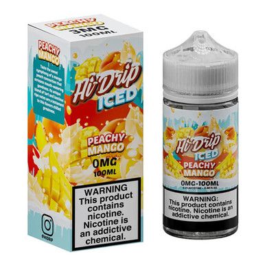 Peachy Mango ICED (Mango Peach ICED) By Hi-Drip E-Liquid with Packaging