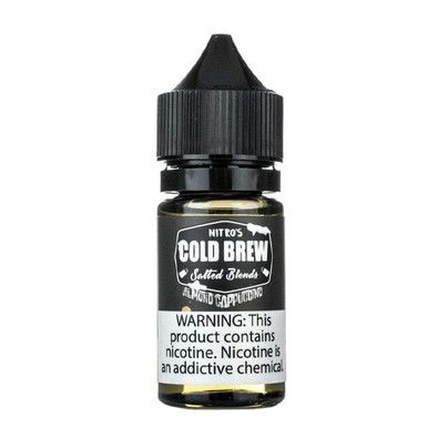 Almond Cappucino by Nitro's Cold Brew Salt Series Bottle