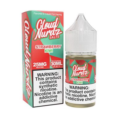 Strawberry Kiwi By Cloud Nurdz TFN Salt Series 30mL with packaging