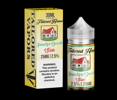 Snacker Doodle by Tailored House Salt Series 30mL with Packaging