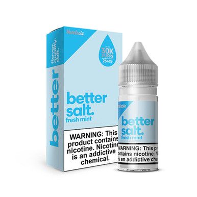 Fresh Mint Vapetasia Better Salt Salts 30mL with packaging