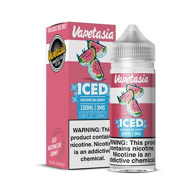 Killer Sweets Iced Watermelon Gummy by Vapetasia Tobacco-Free Nicotine Series E-Liquid with Packaging