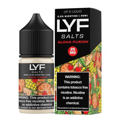 Aloha Fusion LYF Salts 30mL with packaging
