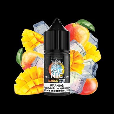Mango on Ice by Ruthless Salts 30ml with background