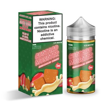 Gingerbread Crunch by Custard Monster Series E-Liquid 100mL (Freebase) with packaging