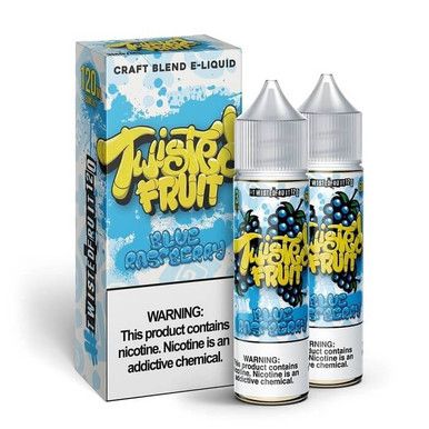 Blue Raspberry Twisted Fruit x2 60mL with Packaging