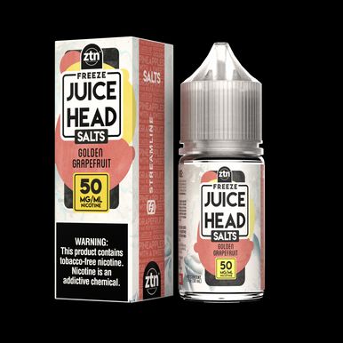Golden Grapefruit Freeze Juice Head Salts (ZTN) E-Liquid with Packaging