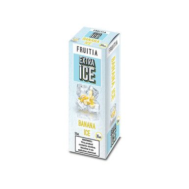 Banana Ice Fruitia Salts 30mL Packaging
