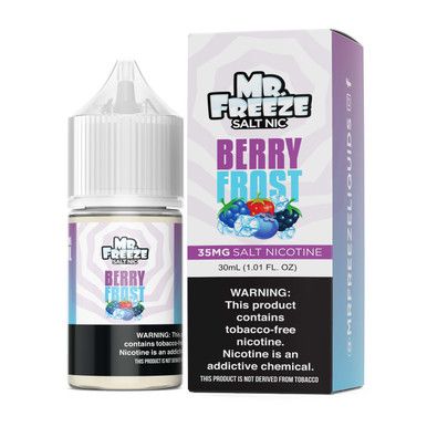 Berry Frost Mr. Freeze Tobacco-Free Nicotine Salts 30mL with Packaging