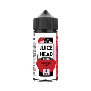 Strawberry Cream Juice Head SubOhm E-Liquid 100mL thumbnail
