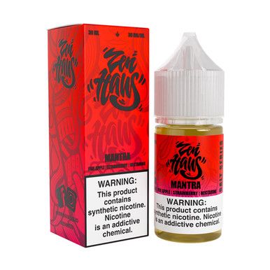 Mantra Zen Haus Salts 30mL with packaging