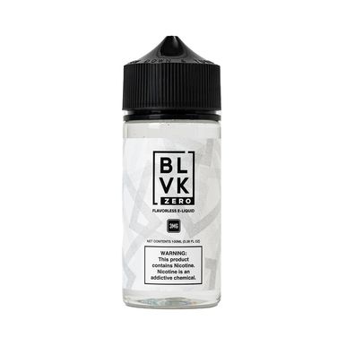 Flavorless BLVK ZERO 100mL bottle