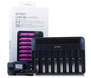 Efest Lush Q8 Intelligent Battery Charger with Packaging