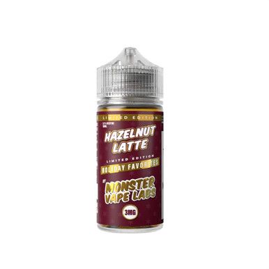 Hazelnut Latte Jam Monster Holiday Series 100mL bottle