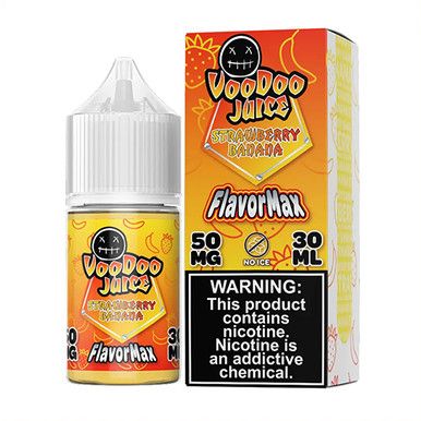 Strawberry Banana Voodoo Juice FlavorMax Salts 30mL with packaging