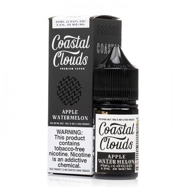 Apple Watermelon by Coastal Clouds Salt TFN E- Liquid with Packaging