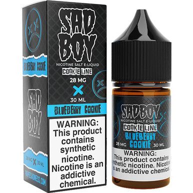 Blueberry Cookie by Sadboy Salt E-Liquid with Packaging
