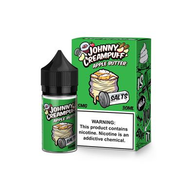 Apple Butter by Tinted Brew – Johnny Creampuff TFN Salts Series 30mL with Packaging