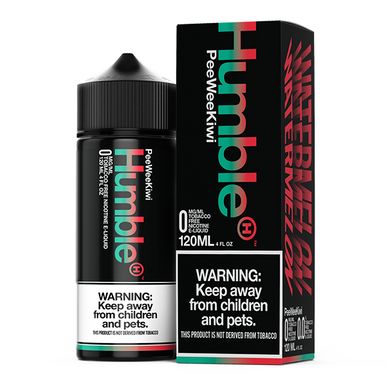 Pee Wee Kiwi Tobacco-Free Nicotine By Humble E-Liquid with Packaging